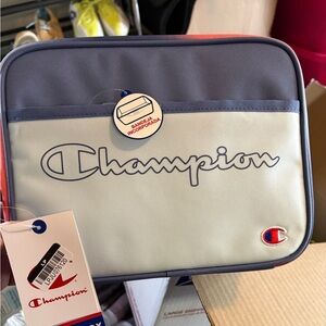 NwtChampion Gray and Cream Lunch Box